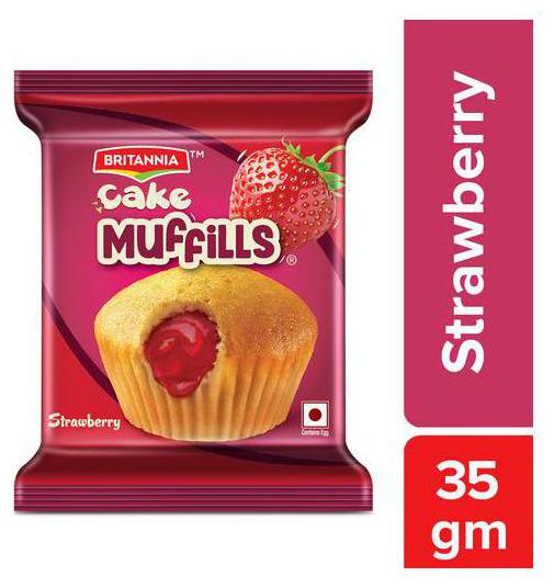 

Britannia Cake Muffills - Strawberry 35 g
