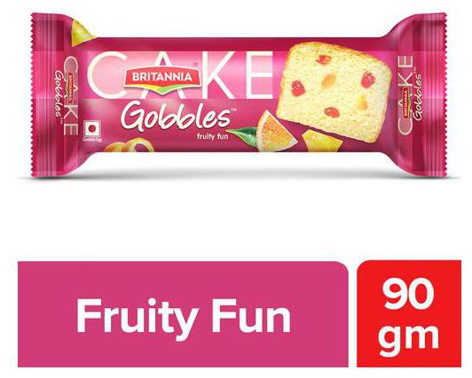 

Britannia Cake - Fruity Fun 90 g