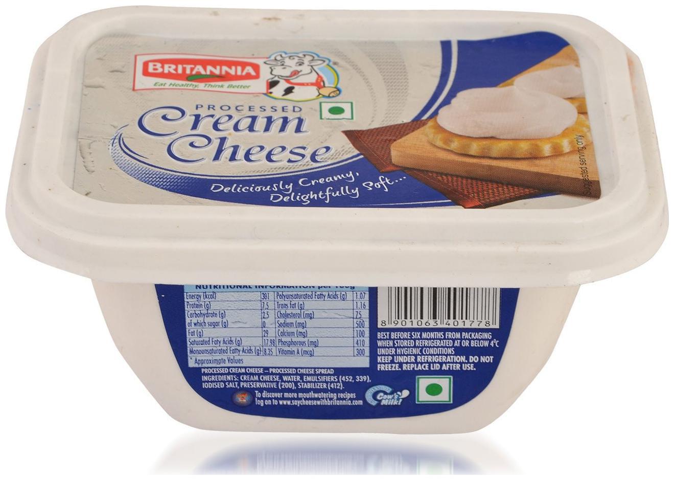 

Britannia Cheese - Cream 180 g