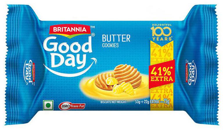 

Britannia Good Day Cookies Rich Butter 53 g (41 Extra)