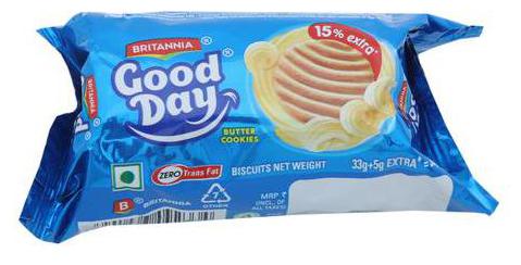 

Britannia Good Day Cookies - Rich Butter 35 g Pouch