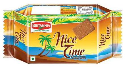 

Britannia Nice Time Sugar Showered Coconut Biscuits 73 g