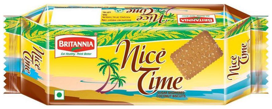 

Britannia Nice Time - Sugar Showered Coconut Biscuits 150 g