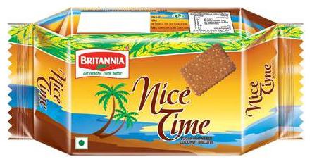 

Britannia Nice Time Sugar Showered Coconut Biscuits 73 g