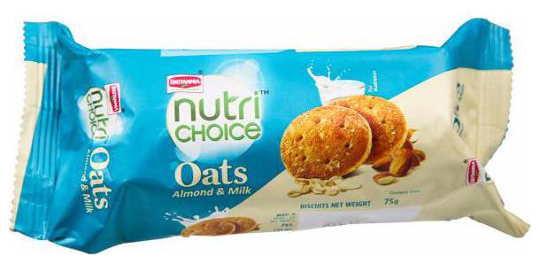 

Britannia Nutri Choice Oats - Milk Almond 75 g