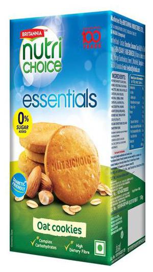 

Britannia Nutri Choice - Cookies (Oats) Biscuits 150 g