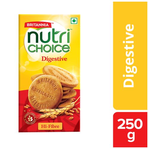 

Britannia Nutri Choice - Hi Fibre Digestive Biscuits 250 g
