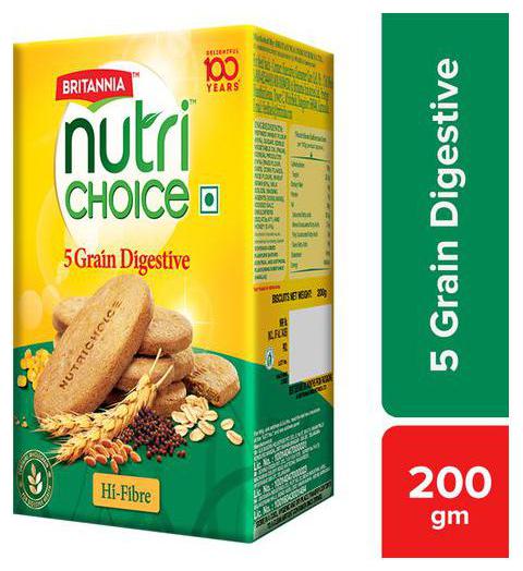 

Britannia Nutri Choice - 5 Grain Biscuits 200 g