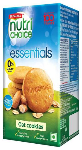 

Britannia Nutri Choice - Cookies (Oats) Biscuits 150 g