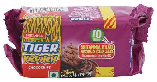 

Britannia Tiger Cookies - Krunch Chocochips 32 g