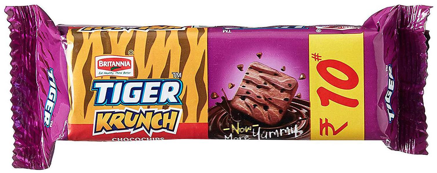 

Britannia Tiger Cookies - Krunch Chocochips 64 g