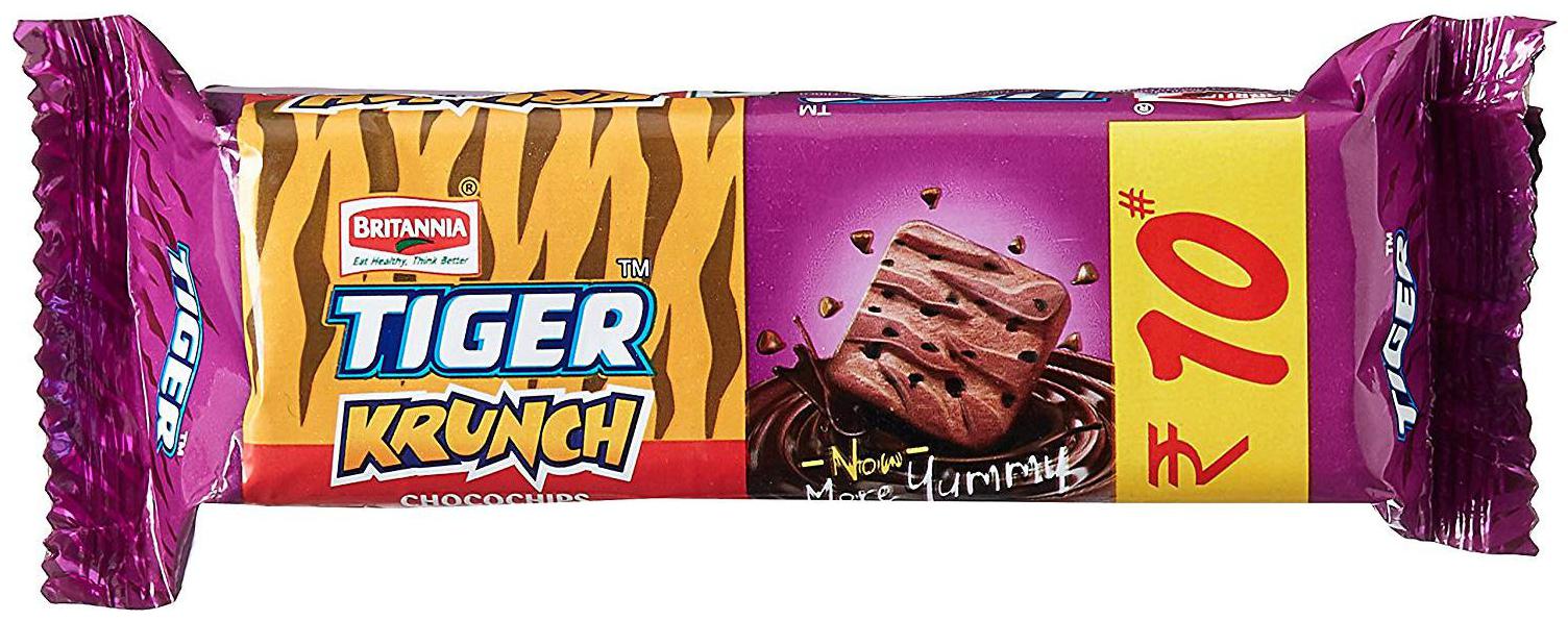 

Britannia Tiger Cookies - Krunch Chocochips 64 g