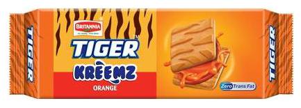 

Britannia Tiger Cream Biscuits - Orange 43 g