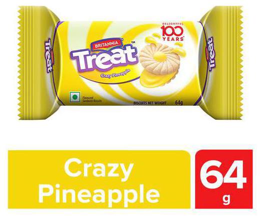 

Britannia Treat - Pineapple Biscuits 64 g