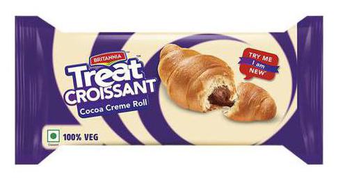 

Britannia Treat Croissant Cocoa Creme 45 g