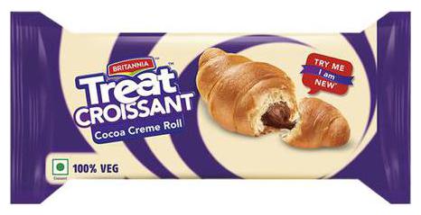 

Britannia Treat Croissant Cocoa Creme 45 g