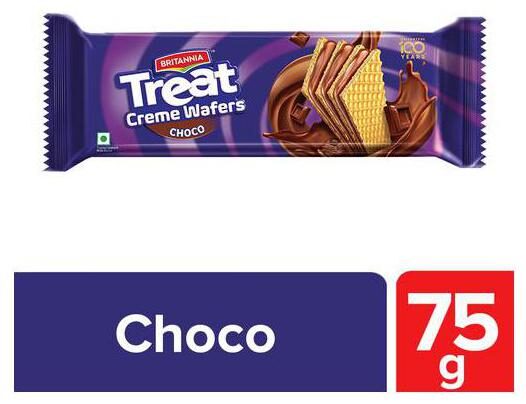 

Britannia Treat Creme Wafers - Choco 75 g