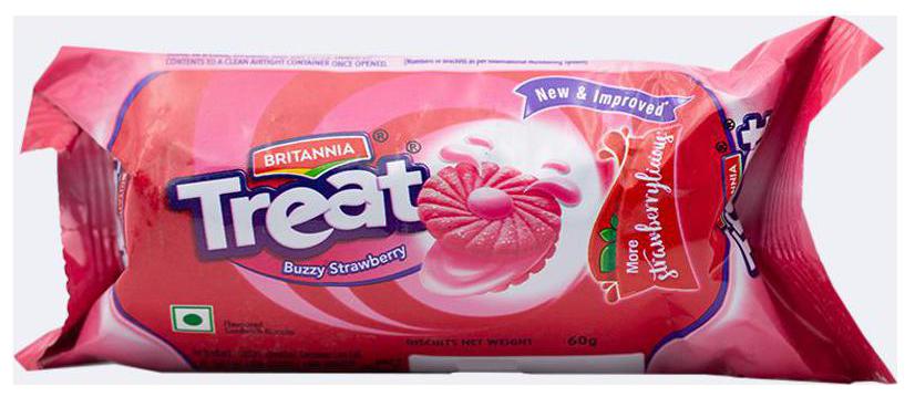 

Britannia Treat - Strawberry Biscuits 60 g