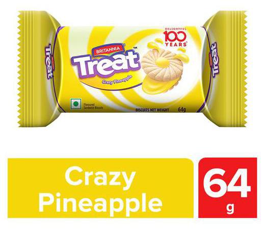 

Britannia Treat - Pineapple Biscuits 64 g