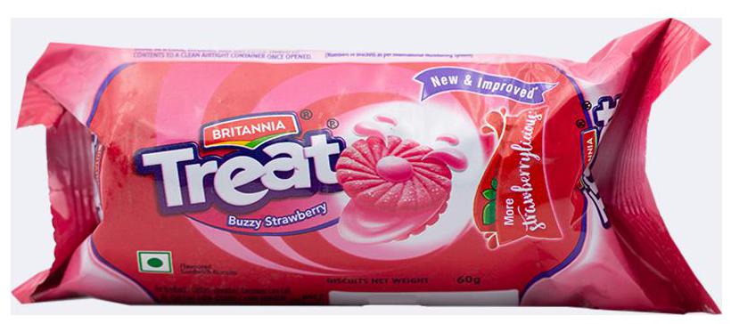 

Britannia Treat - Strawberry Biscuits 60 g