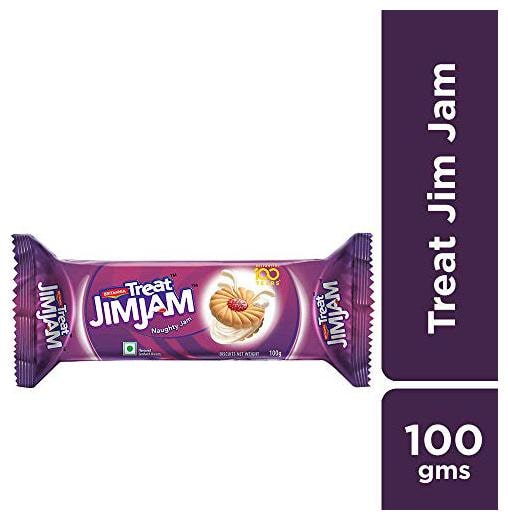 

Britannia Treat Jim Jam Biscuits 100 g