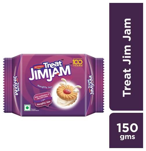 

Britannia Treat Jim Jam Biscuits 150 g