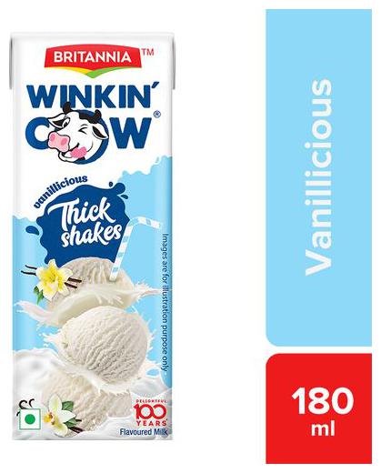 

Britannia Winkin Cow - Vanillicious Thick Shake 180 ml