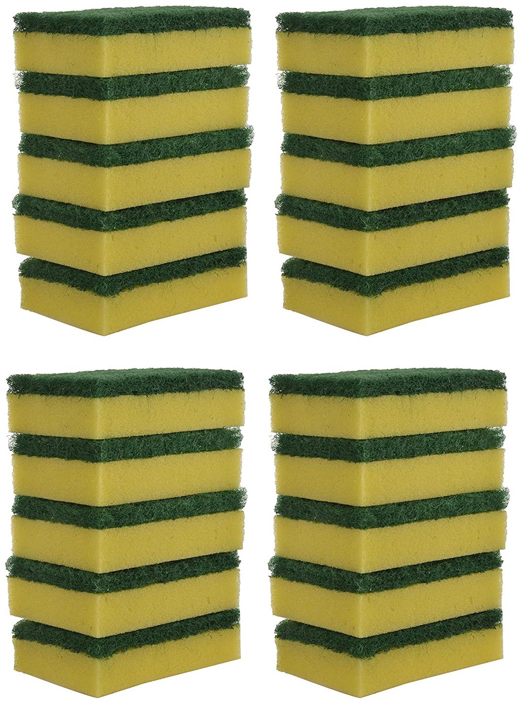 

Brite Guard Polyester Multipurpose Scrub Sponge Green (Pack of 20)