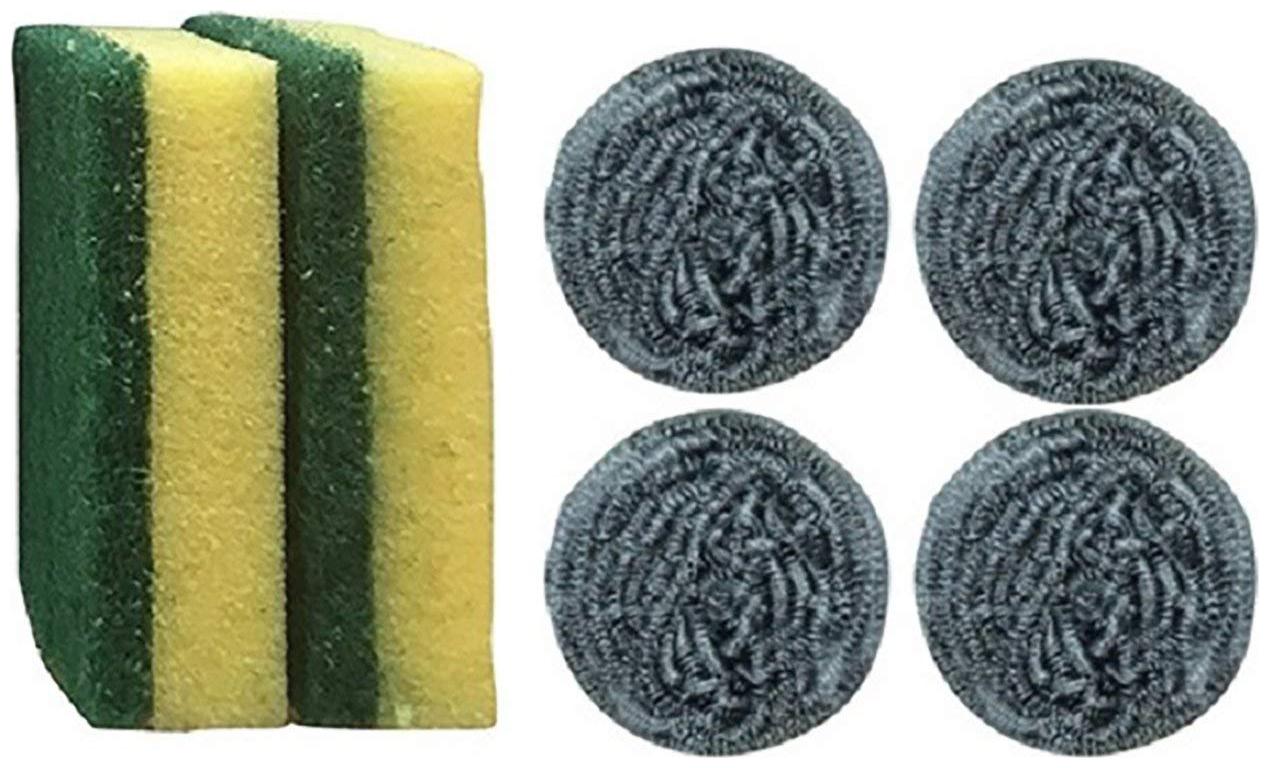 

Brite Guard Scrub Sponges and Steel Scrubbers Set (Pack of 6)