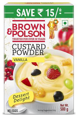 

Brown n Polson Custard Powder Vanilla Flavor 500 g
