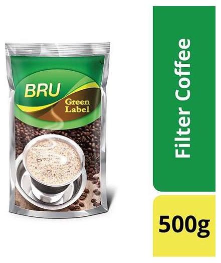 

Bru Filter Coffee - Green Label 500 g