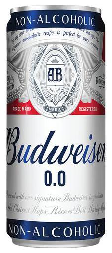 

Budweiser 0 0 Non-Alcoholic Beer 330 ml