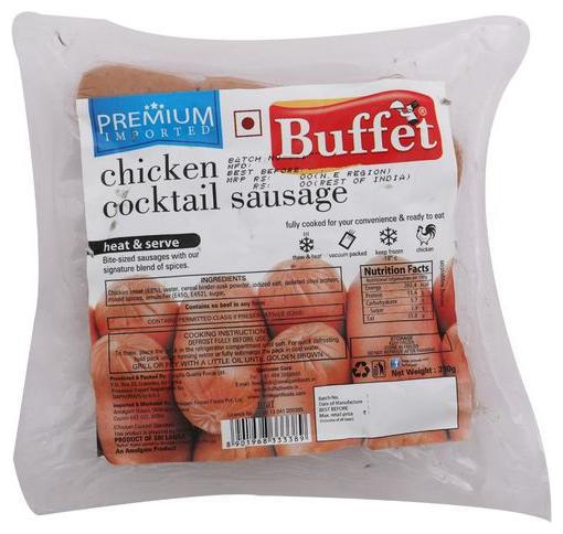 

Buffet Chicken Cocktail Sausage - Heat Serve 200 g