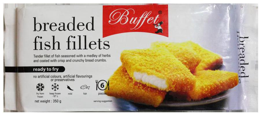 

Buffet Fish Fillets - Breaded 350 g (4 pcs)