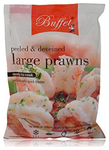 

Buffet Ready to Cook - Large Prawns (Peeled Deveined) 250 g
