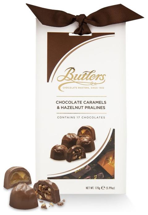 

Butlers Caramel And Hazelnut Pralines Twp 170g