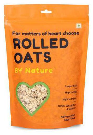 

By Nature Oats - Rolled 500 g