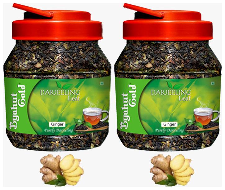 

Byahut Gold - Ginger Combo Darjeeling Leaf - 200g(Pack of 2)