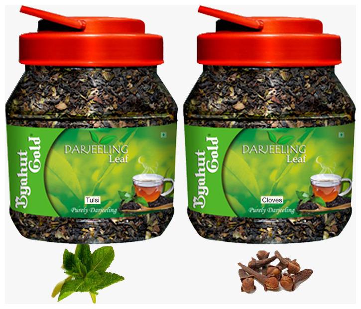 

Byahut Gold - Tulsi Cloves Combo Darjeeling Leaf - 200g(Pack of 2)
