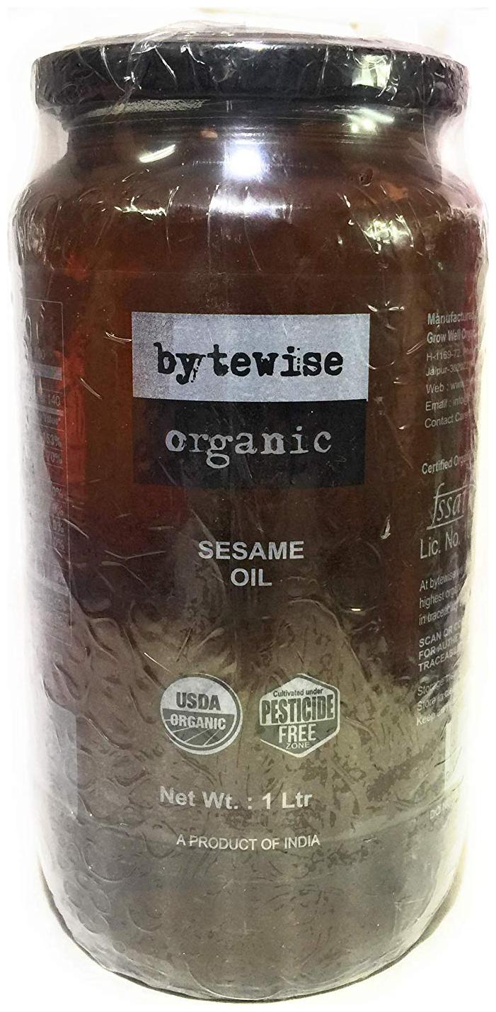 

Bytewise Organic Cold Pressed Organic Sesame Oil 1 Lit