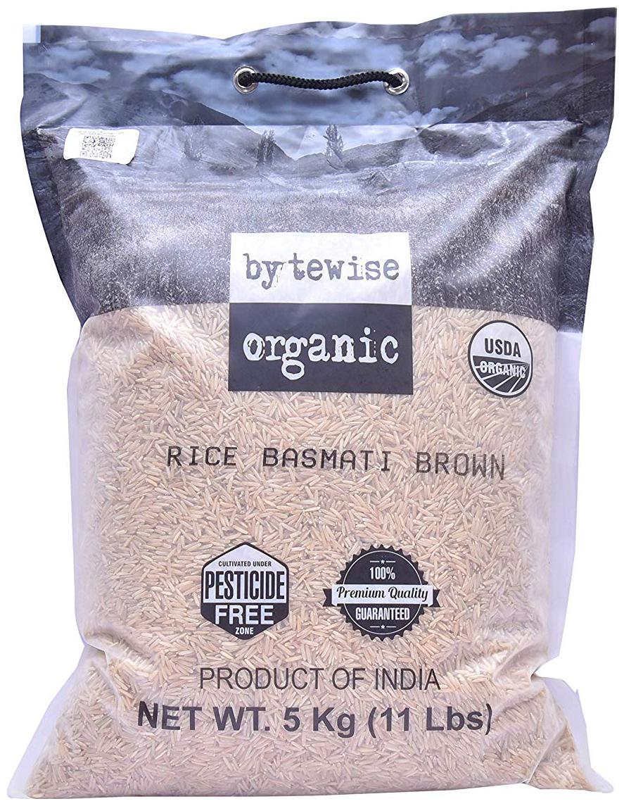 

Bytewise Organic Premium Brown Basmati Rice 5 kg