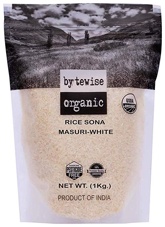 

Bytewise Organic Sona Masoori White Rice 1kg