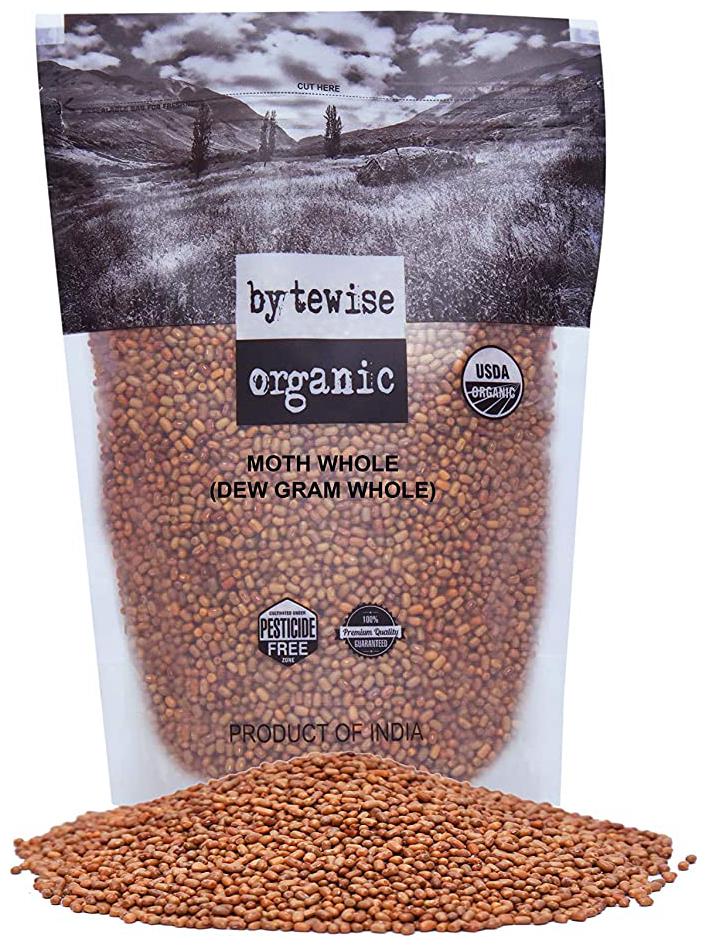

Bytewise Organic Moth Whole Mataki Dal 1kg (Pack Of 1)
