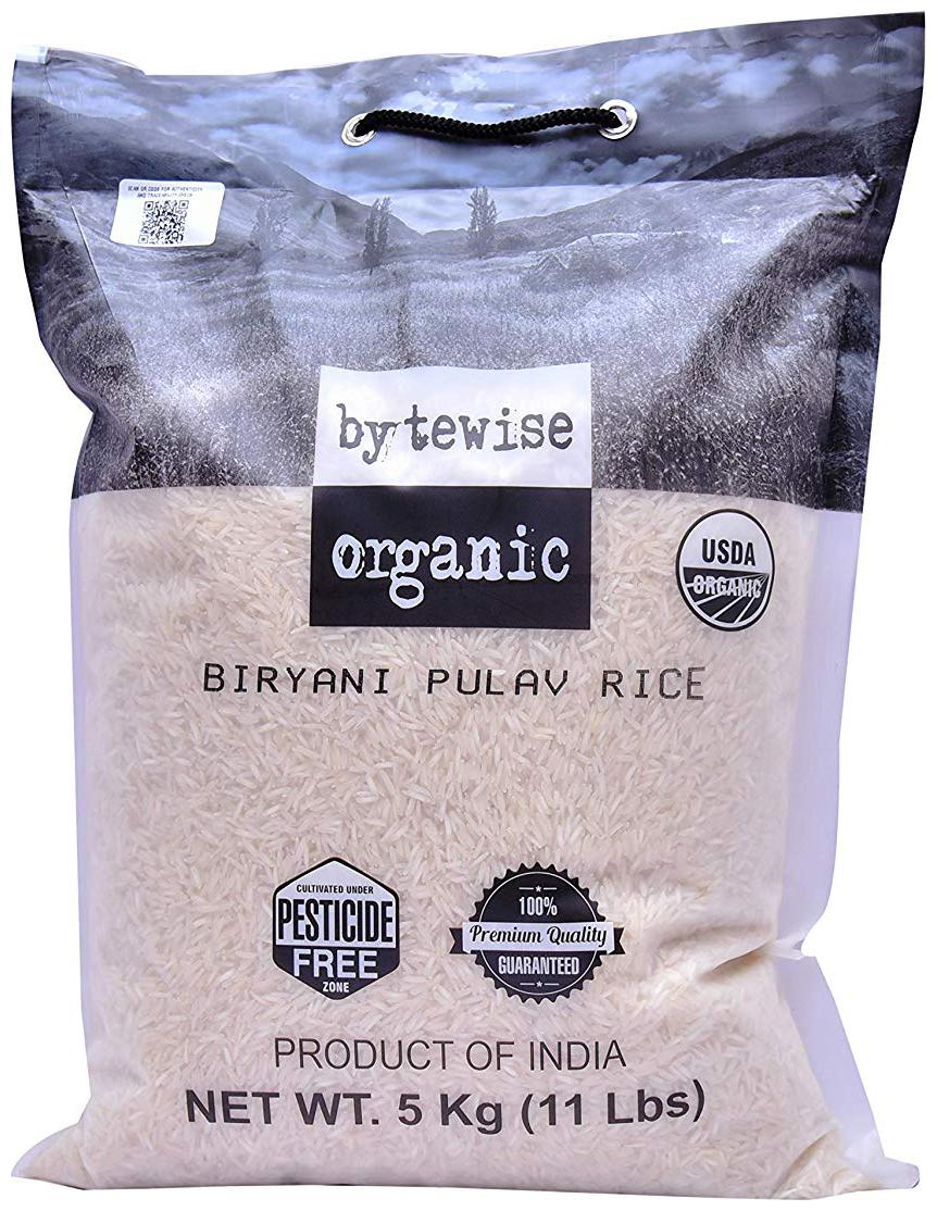

Bytewise Organic Premium White Basmati Rice 5 kg