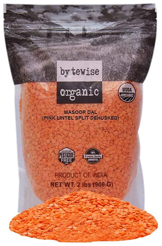 

Bytewise Organic Masoor Dal Red Beans Split 908 g (Pack Of 1)