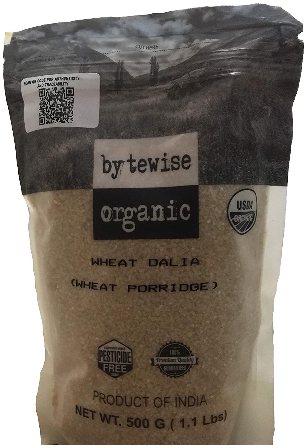 

Bytewise Organic Wheat Dalia Broken Wheat 500g (Pack Of 1)