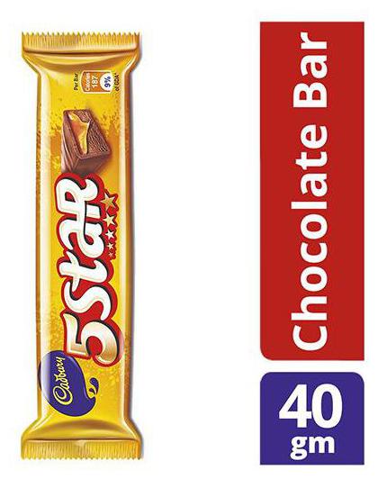 

Cadbury 5 Star Chocolate 40 g