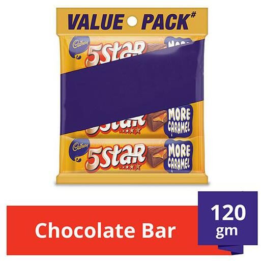 

Cadbury 5 Star Chocolate Bar Multi Pack 120 g