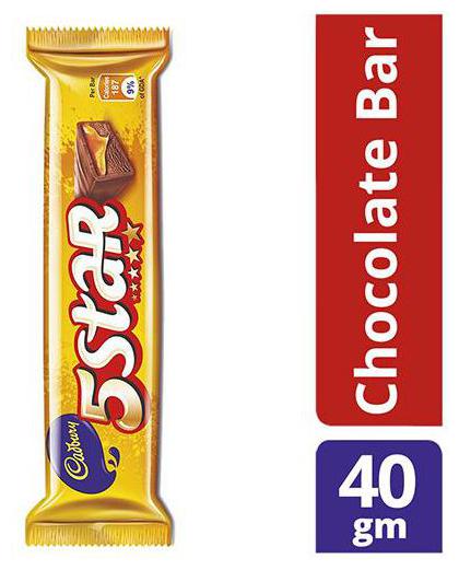 

Cadbury 5 Star Chocolate 40 g