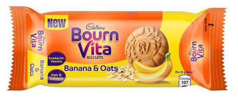 

Cadbury BournVita Banana Oats Biscuits 46 5 g